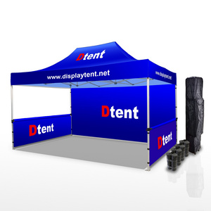 Custom Printed 10x15 Advertising Exhibition Logo Outdoor Event Aluminum Marquee Gazebos Canopy Pop Up 10X10 Trade Show Tent