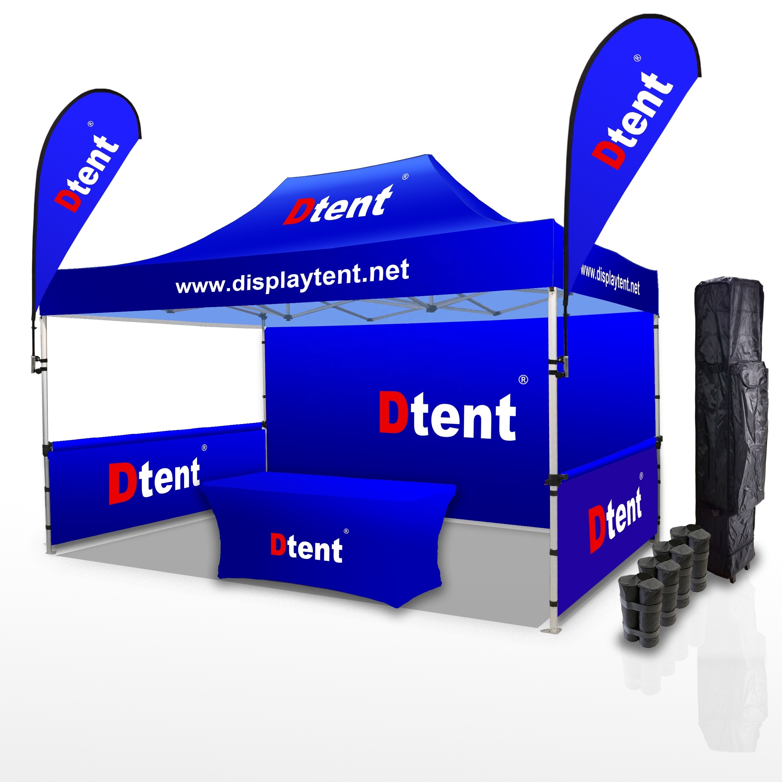 10*10ft trade show tent with custom logo printing branded gazebo canopy aluminum hexagonal 40mm 50mm for business event