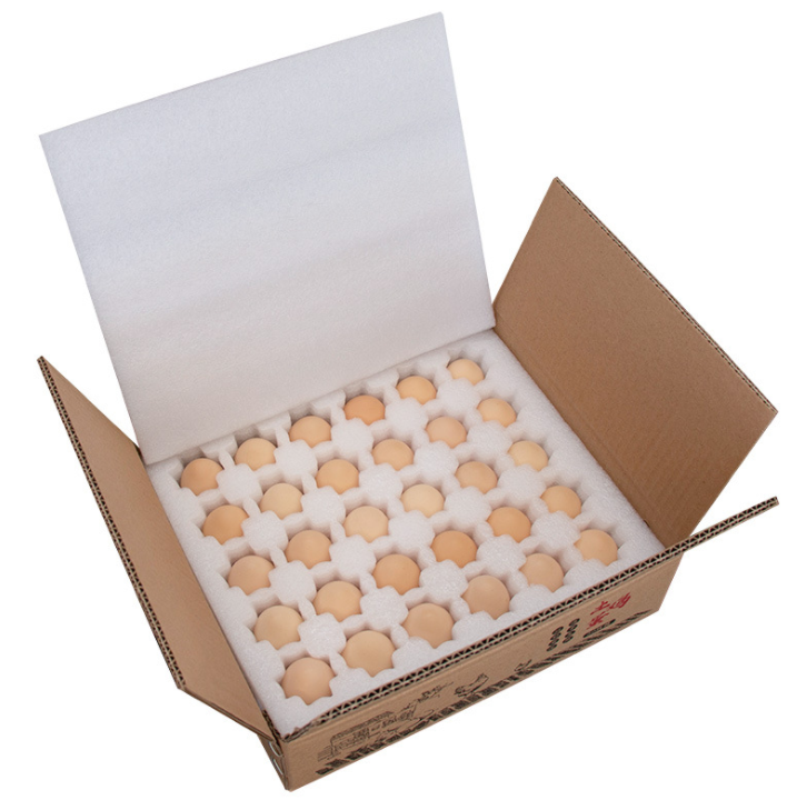 EPE foam for sale egg carton shockproof earthen egg box is lined with anti-drop foam noodles foam pouches packaging materials