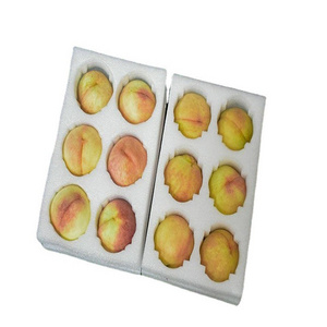 Stretch shrink EPE pearl cotton strawberry lotus mist fruit lined packing box shockproof sponge foam tray custom