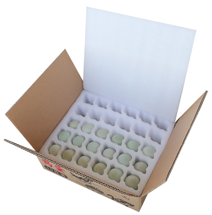 EPE foam for sale egg carton shockproof earthen egg box is lined with anti-drop foam noodles foam pouches packaging materials