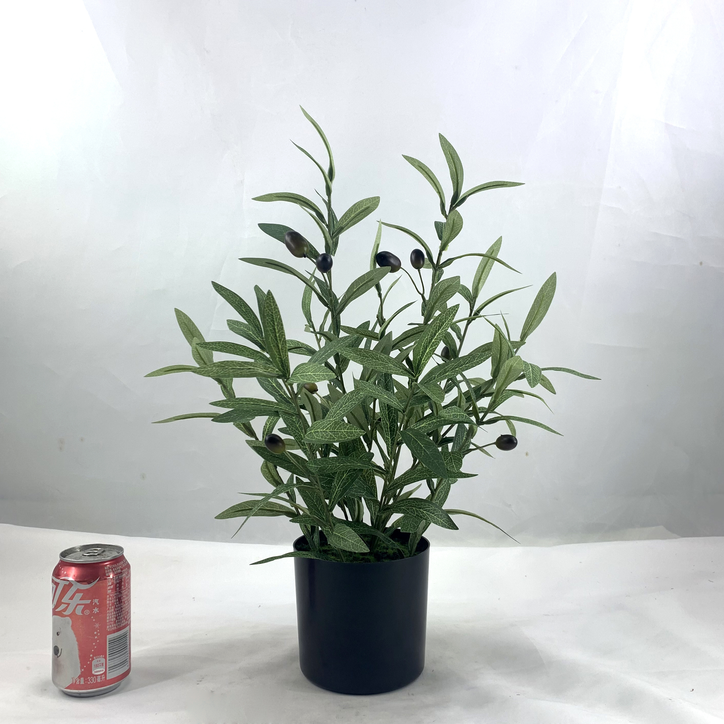 Artificial olive tree potted indoor desktop decoration with fruit simulation olive tree wedding decoration tropical green plant