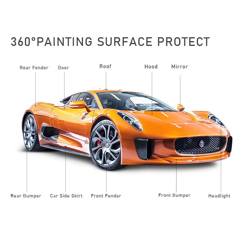 7.5mil Anti Yellowing paint protection film full body self healing clear super hydrophobic ppf solar guard ppf tpu