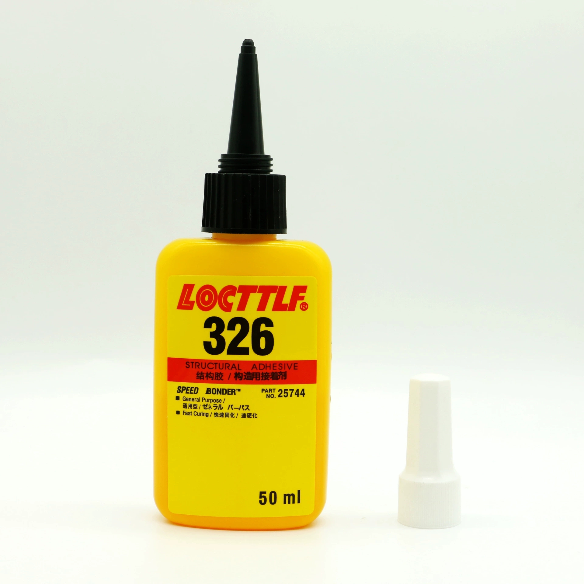 326 structural adhesive for metal and glass bonding rearview mirror magnet, light yellow liquid 326 glue