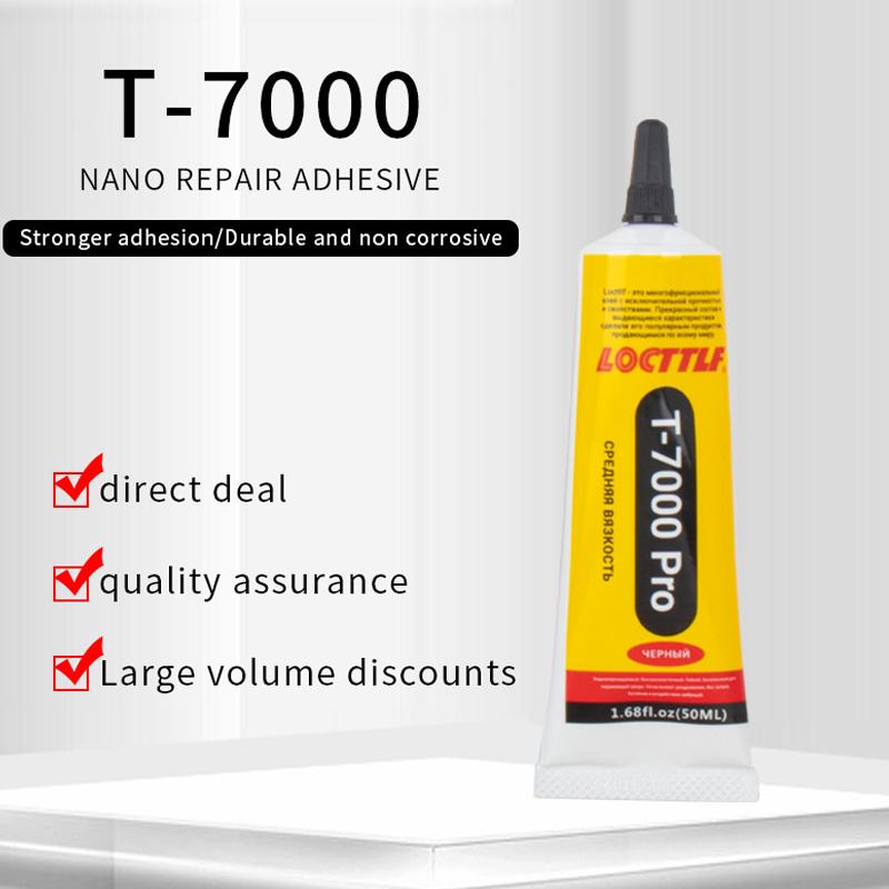 Hot Sales Best Multi Purpose Adhesive 50ML Tool Jewelry T7000 Black Glue For Repair phone adhesive