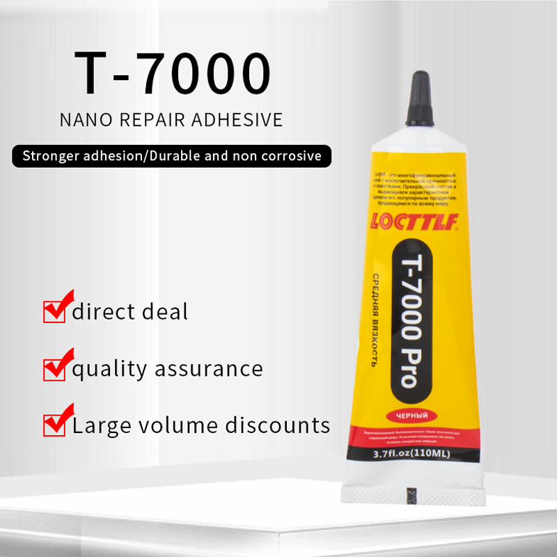 T-7000 black adhesive 110ml waterproof jewelry adhesive precision process adhesive for glass, woodworking, metal, and stone