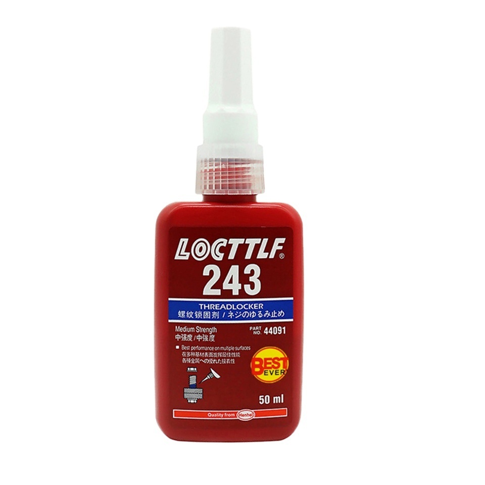 243 glue 50ml blue medium strength liquid sealant metal thread locking anaerobic glue