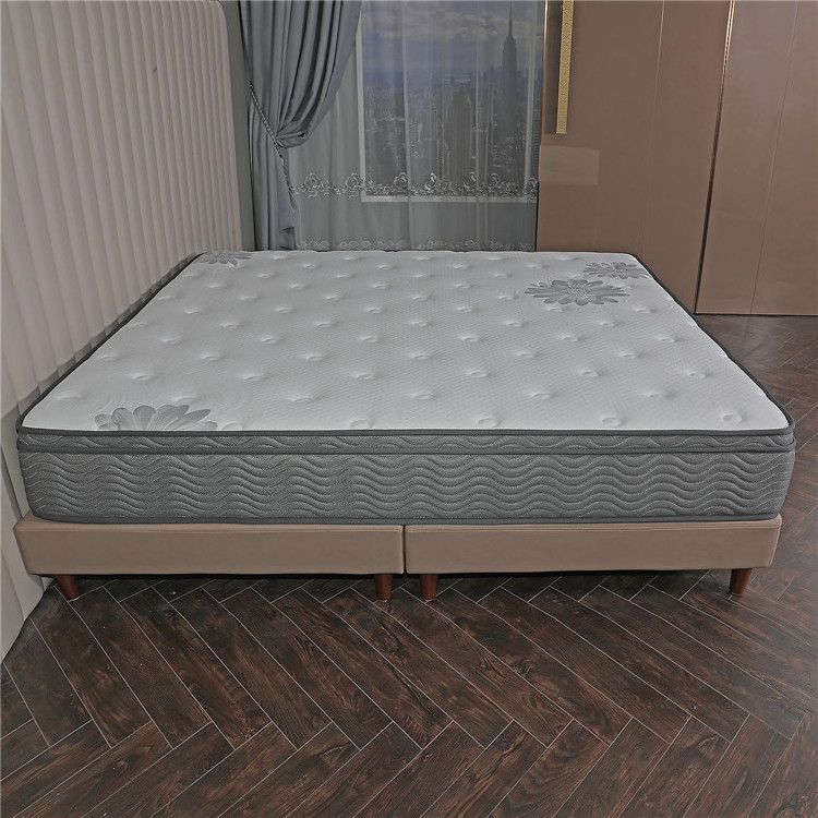 King Queen Double Size Hotel Pillow Top Pocket Spring Coil Comfortable Breathable Mattress In A Box