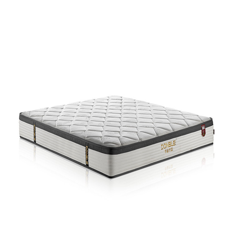 New Design Factory Box Spring Sale Hot Modern Cool Feeling Hotel Bed Pocket Coil Spring Mattress