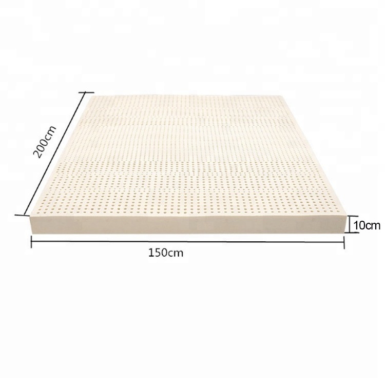 Sleep angel eco negative ion organic rubber thailand latex mattress