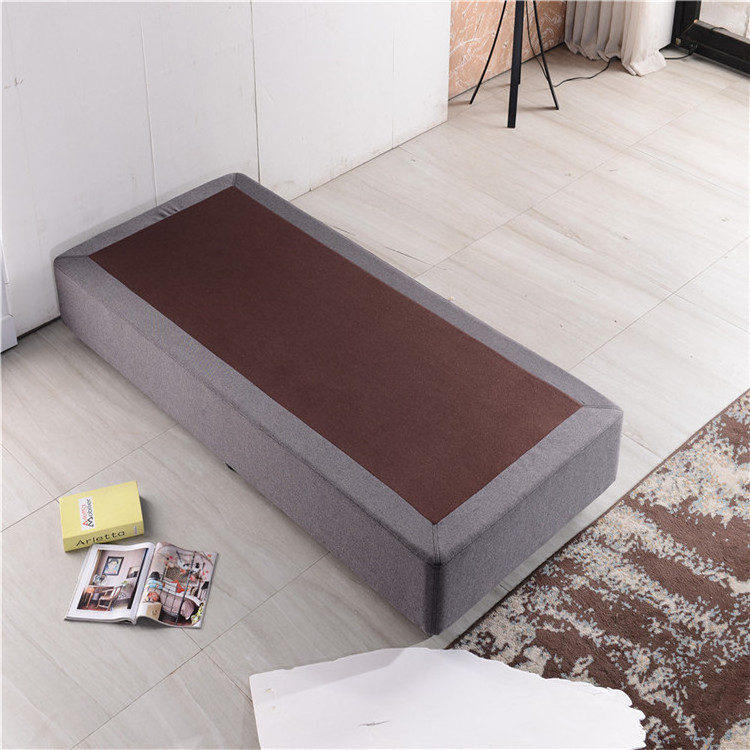 Bedroom Furniture Plastic Legs Plywood Frame Bonnell Box Spring Queen Bed Base