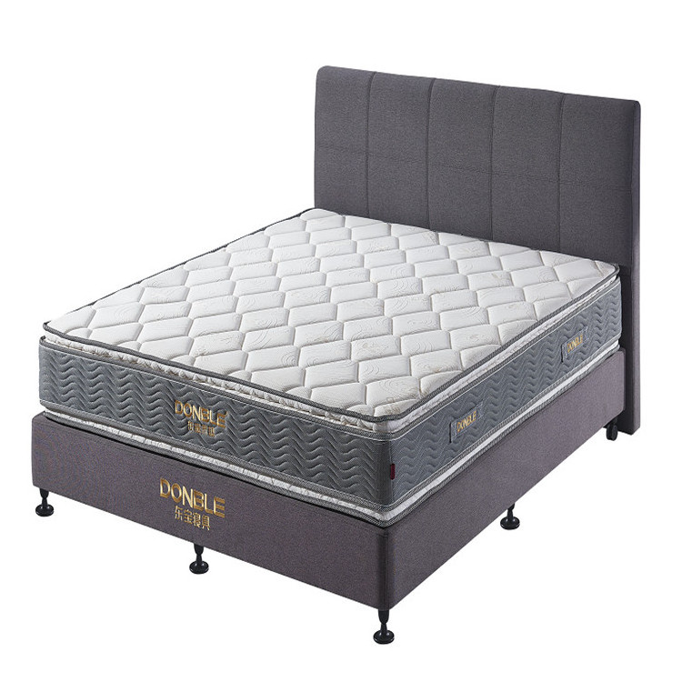 High Quality Sleepwell Pocket Spring Mattress High Density Foam Double Pillow Top Spring Mattress Bedroom Mattress Pad Bedding