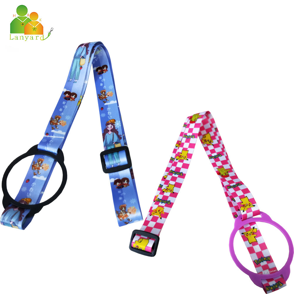 Factory price custom high quality neck water bottle holder lanyard with custom logo cup holder lanyard for bottle