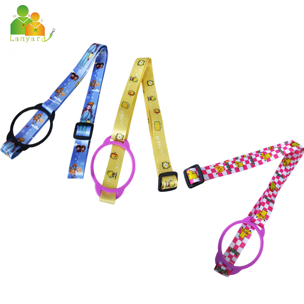 Factory price custom high quality neck water bottle holder lanyard with custom logo cup holder lanyard for bottle