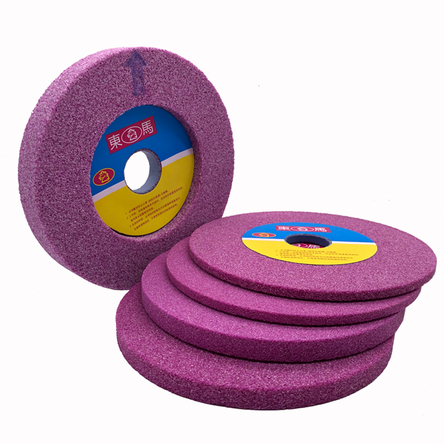 Newest Design pink PA/WA/GC carborundum vitrified bond ceramic grinding wheel for stainless steel polishing wheel