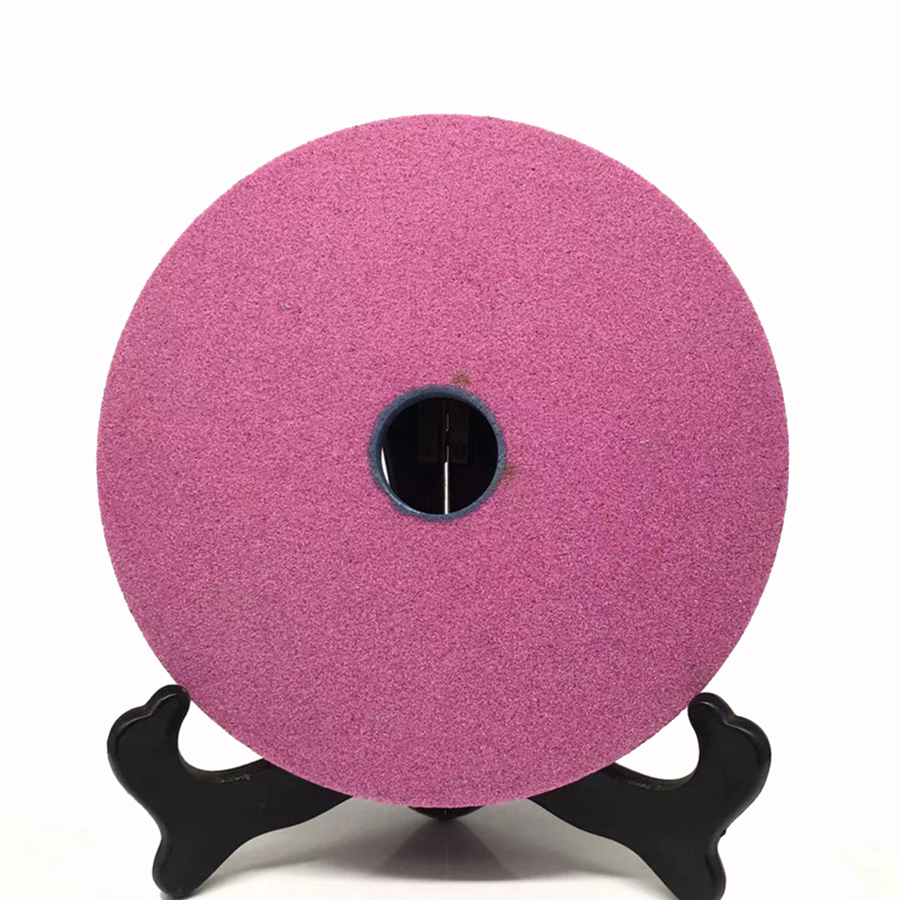 Newest Design pink PA/WA/GC carborundum vitrified bond ceramic grinding wheel for stainless steel polishing wheel