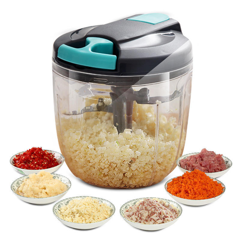 Household Hand Mixer Onion Meat Garlic Shredder Hand-Pulled Pepper Chopper Vegetable Chopper