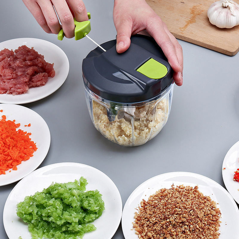 Household Hand Mixer Onion Meat Garlic Shredder Hand-Pulled Pepper Chopper Vegetable Chopper