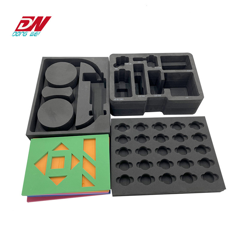 Custom Boxes Carrying Case EPE SPONGE EVA Plate CNC Cutting Foam Insert Laser Cut Tray