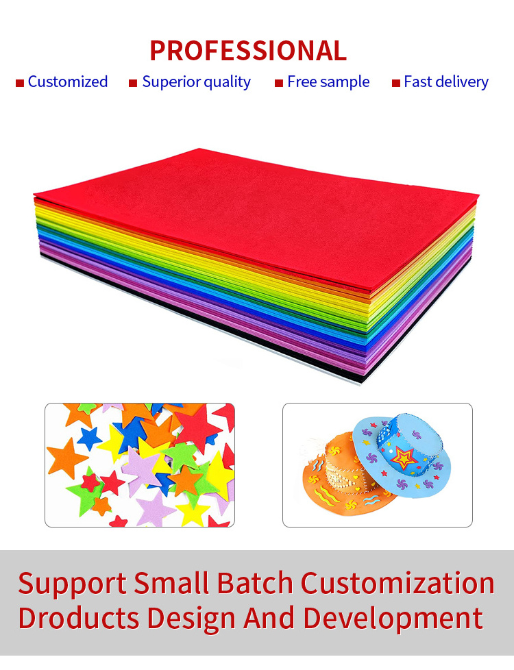 Color EVA foam sheet Plain EVA foam sheets Goma EVA foam for children handcraft