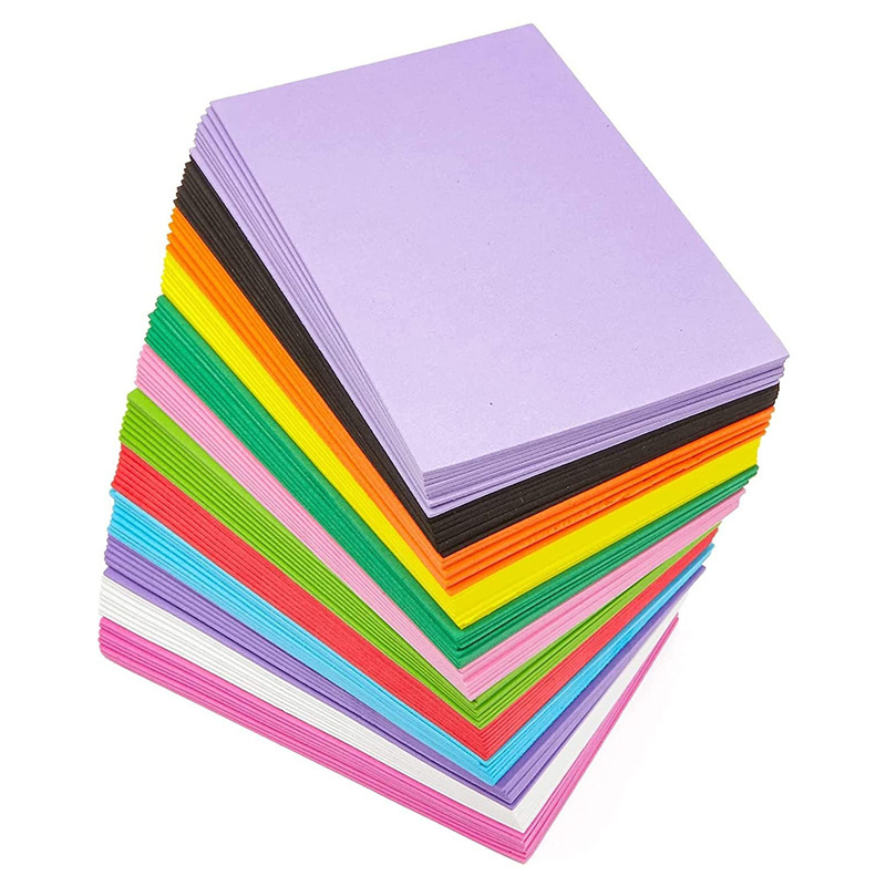 Wholesale 1mm foamiran 2mm 3mm 50*70 Coloful Embroidery 3d EVA Rubber Foam board Sheet Rolls