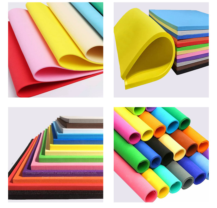 Color EVA foam sheet Plain EVA foam sheets Goma EVA foam for children handcraft