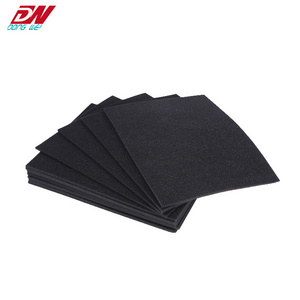 black sponge rubber sheet/foam rubber sheeting  packing material