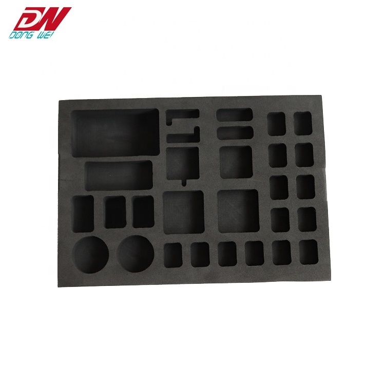 Custom Box Foam Insert Closed Cell Eva Foam Insert packing Soft Sponge Insert For Tool Box