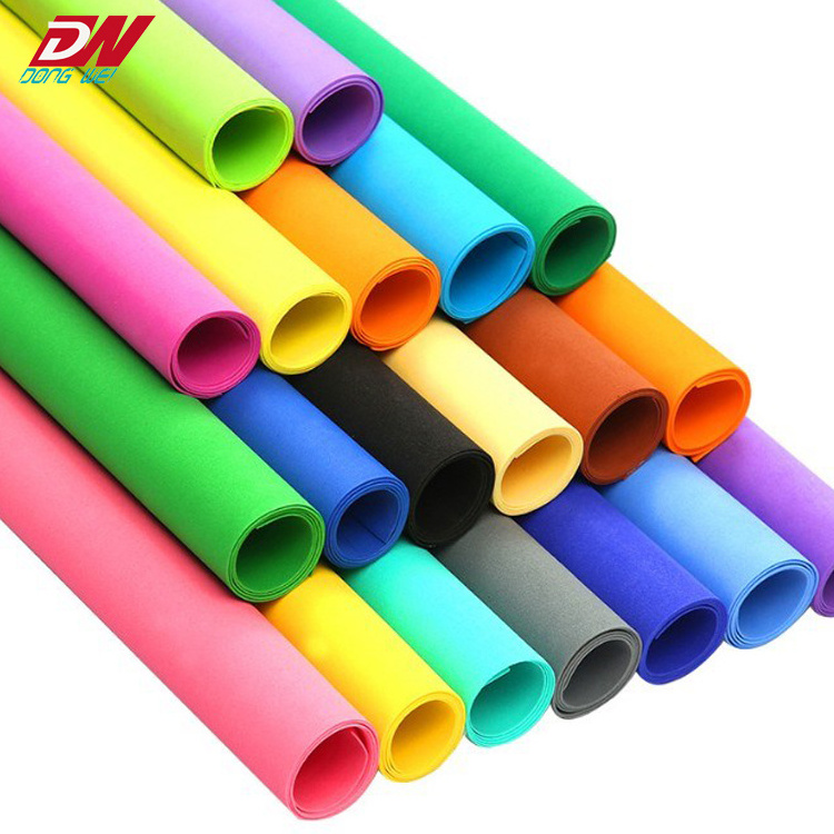 Soft Foamiran EVA Foam sheet 2mm 3mm 8mm 10mm 20mm Large Color Goma EVA foam roll