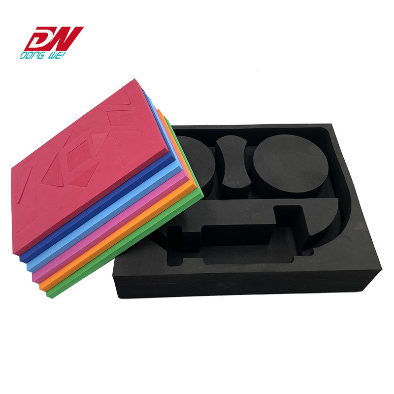 Custom Boxes Carrying Case EPE SPONGE EVA Plate CNC Cutting Foam Insert Laser Cut Tray