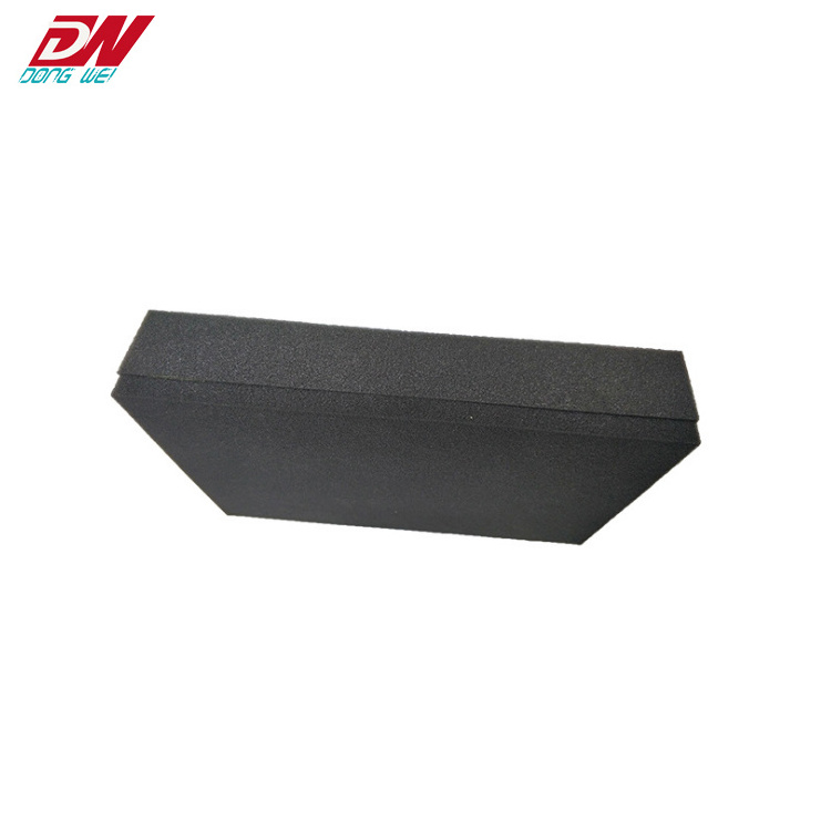 Black high density sponge foam inlay die cut foam inserts for tool box Protective packaging