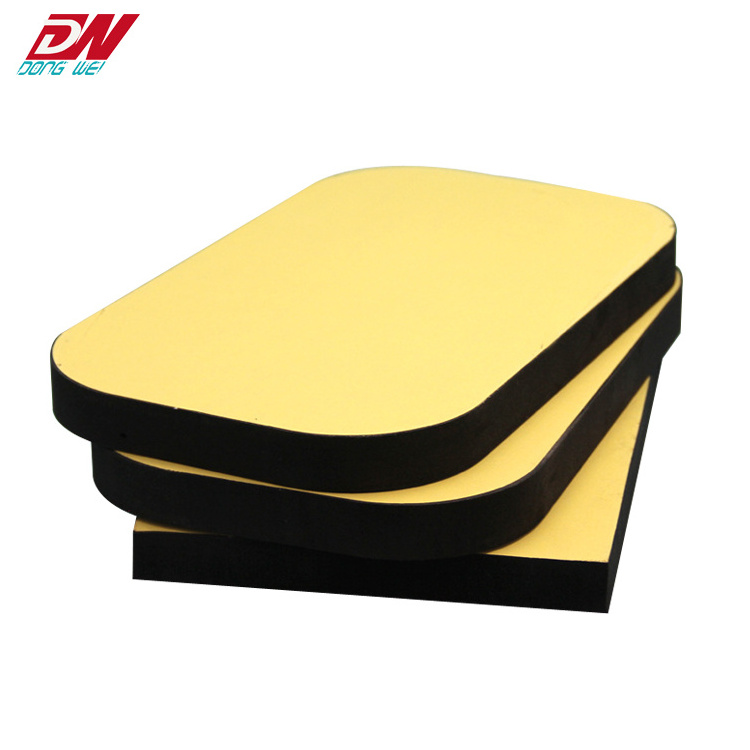 high density black sticky foam recycled  soft adhesive eva foam