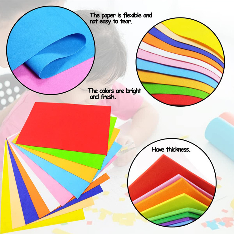 Color EVA foam sheet Plain EVA foam sheets Goma EVA foam for children handcraft