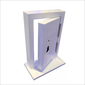 Factory Price Smart Door Lock Display Stand Fingerprint Password Doorlock Lock Display Rack Stand Rotating Showing