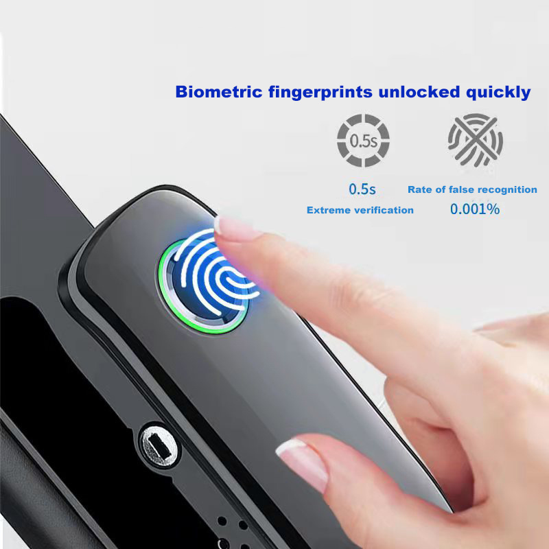 Hot Sale Smart Phone APP Remote Control Password Lock Digital Fingerprint Keyless Card Smart Biometric Door Lock