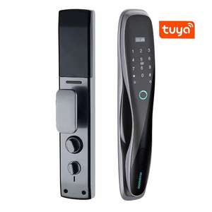 Fully Automatic Camera Door Lock Mobile Phone Remote Control Wifi Tuya APP Biometric Fingerprint Smart Wifi Home Door Lock