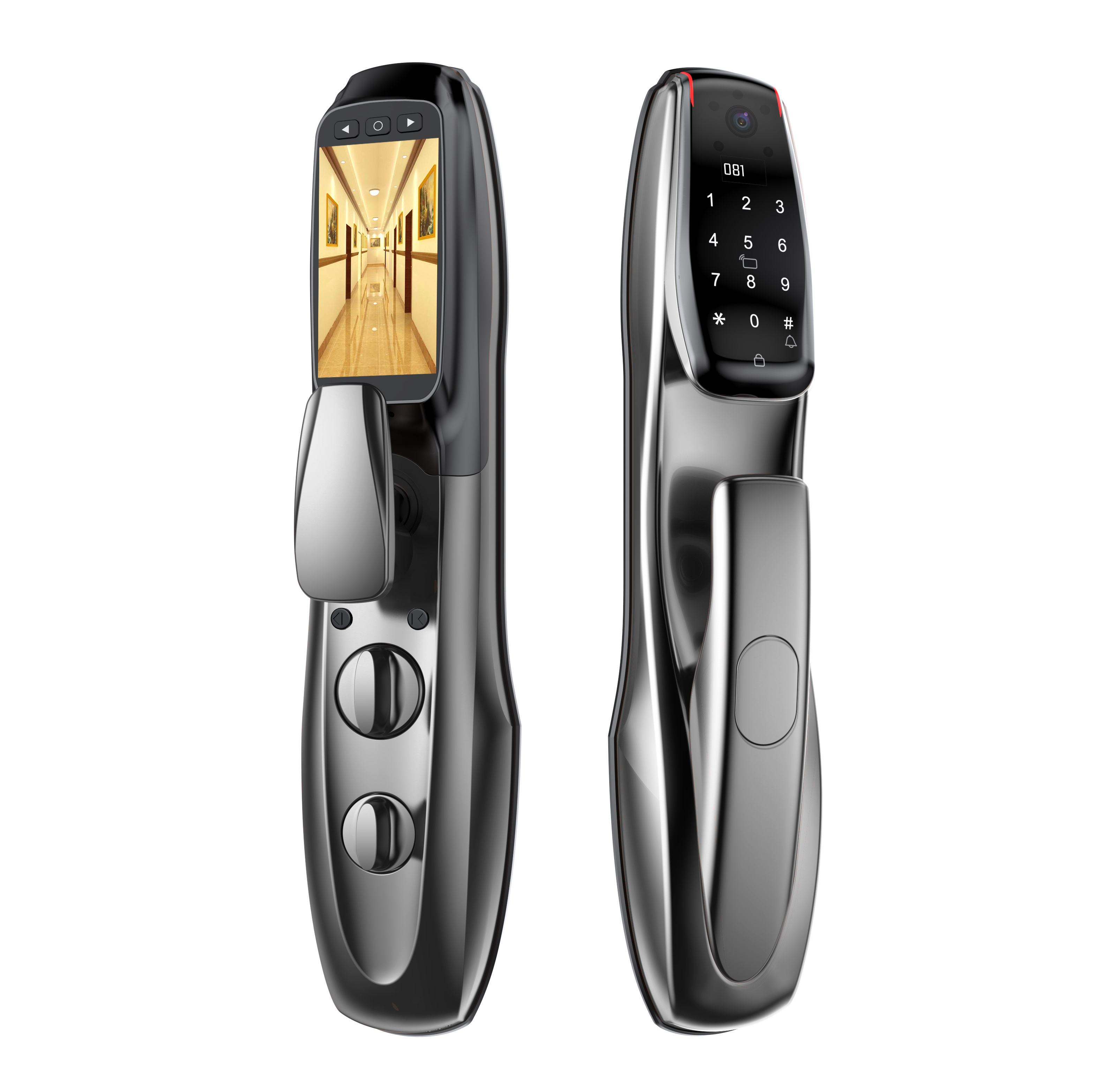 High Quality Automatic Code Fingerprint USmart Go App Remote Unlock Camera Smart Door Lock For Home Apartment