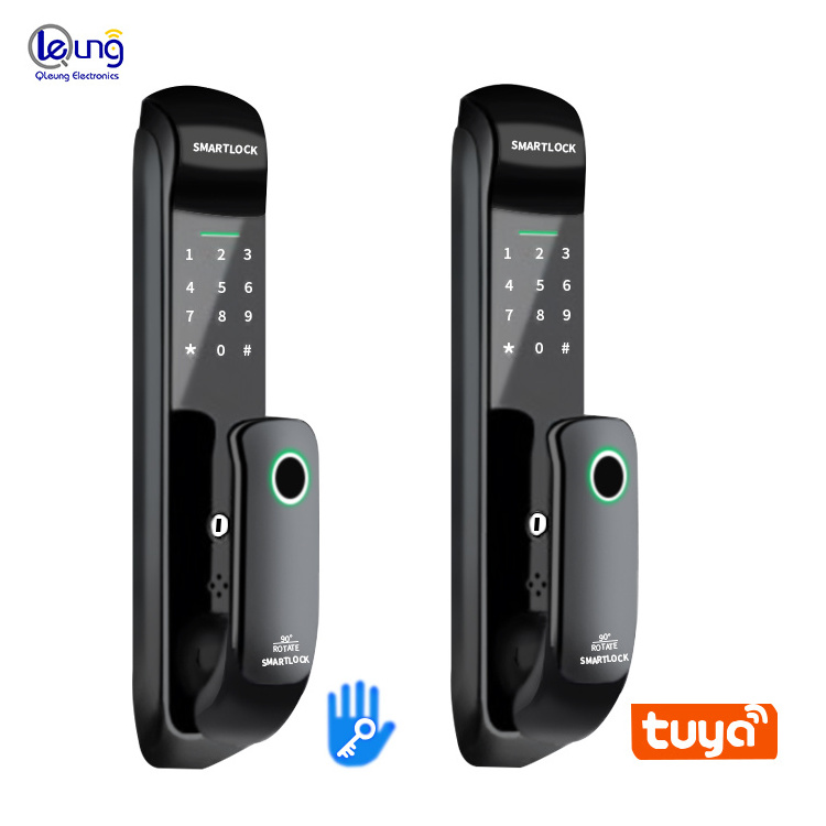 Hot Sale Smart Phone APP Remote Control Password Lock Digital Fingerprint Keyless Card Smart Biometric Door Lock