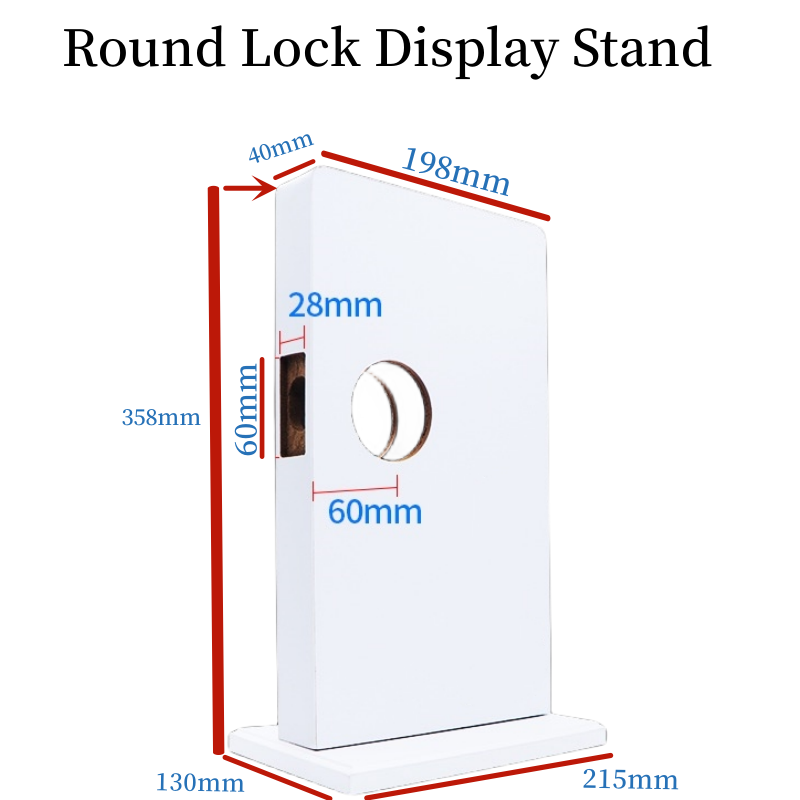 Factory Price Smart Door Lock Display Stand Fingerprint Password Doorlock Lock Display Rack Stand Rotating Showing