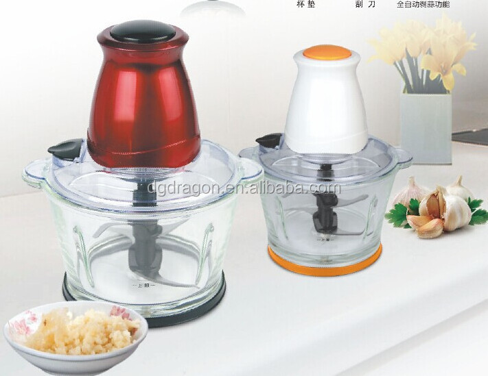 1.5L Muti function  glass bowl Mini chopper