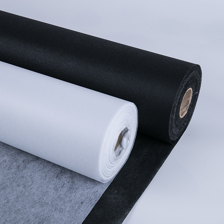 1035HF Adhesive Chemical Bond Gum 100% Polyester Non-Woven Fusible Interlining Fabric for Garment Bag Embroidery