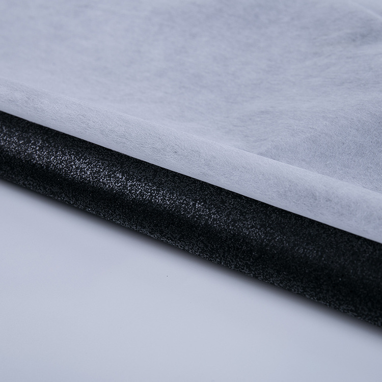 1035HF Adhesive Chemical Bond Gum 100% Polyester Non-Woven Fusible Interlining Fabric for Garment Bag Embroidery