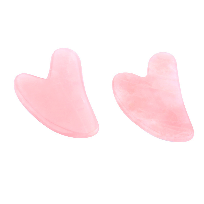 Natural jade gua sha tool polishing and cutting can customize facial massage, beauty and skin care tools