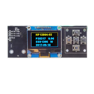 SSD1306 flexible transparent pantallas micro oled I2C blue 128x64 screen  1 inch mini oled display