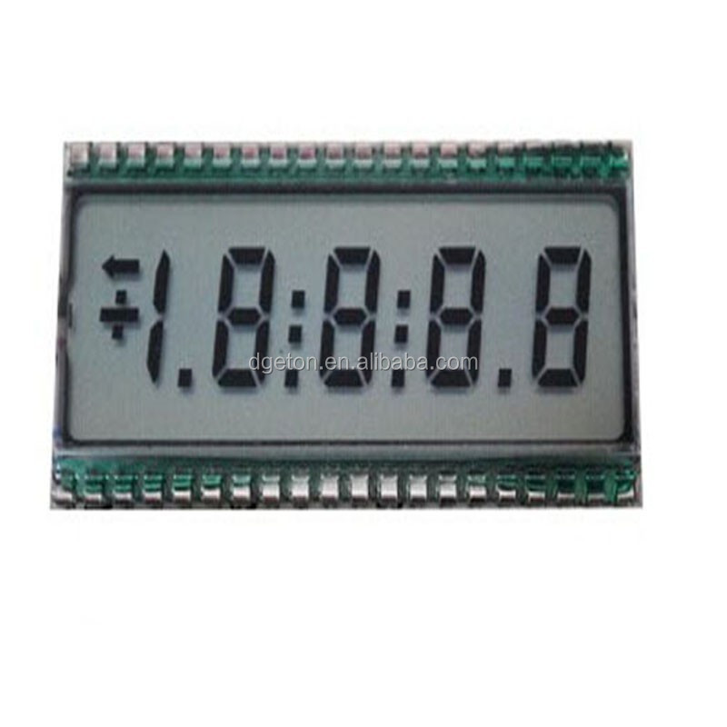 TN segment alphanumeric calculator lcd display