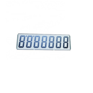 ET-S4834 LCD display for fuel dispenser 7 digit 8 segment custom design LCD module serial interface monocolor lcd display