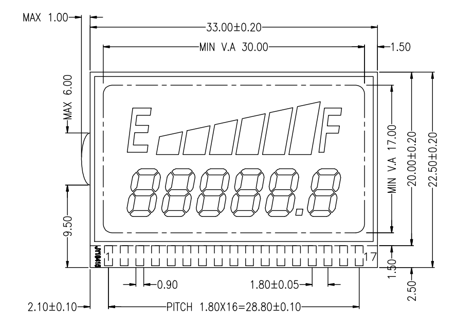 Factory Motorcycle speedometer  5.0V high quality low price HTN speedometer lcd display