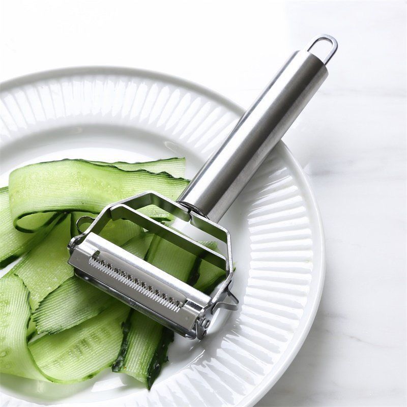 Kitchen Paring Knife Stainless Steel Melon And Fruit Peeler Multi-functional Potato Slicer Fruit Scraper