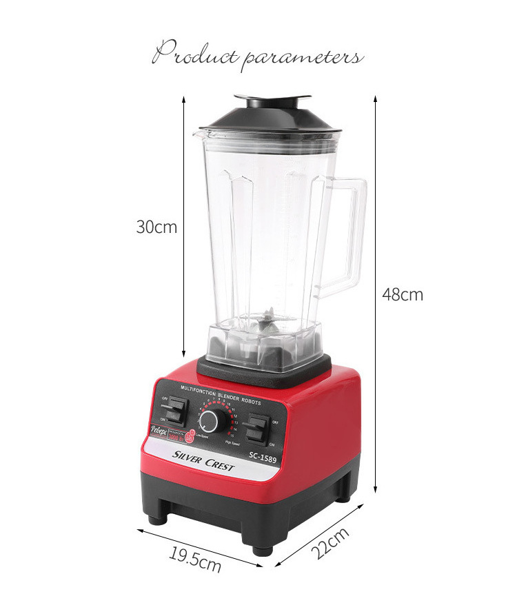 Performance Kitchen Commercial Smoothie Blender High Speed Multifunction Baby food Fruit Vegetable Chopper