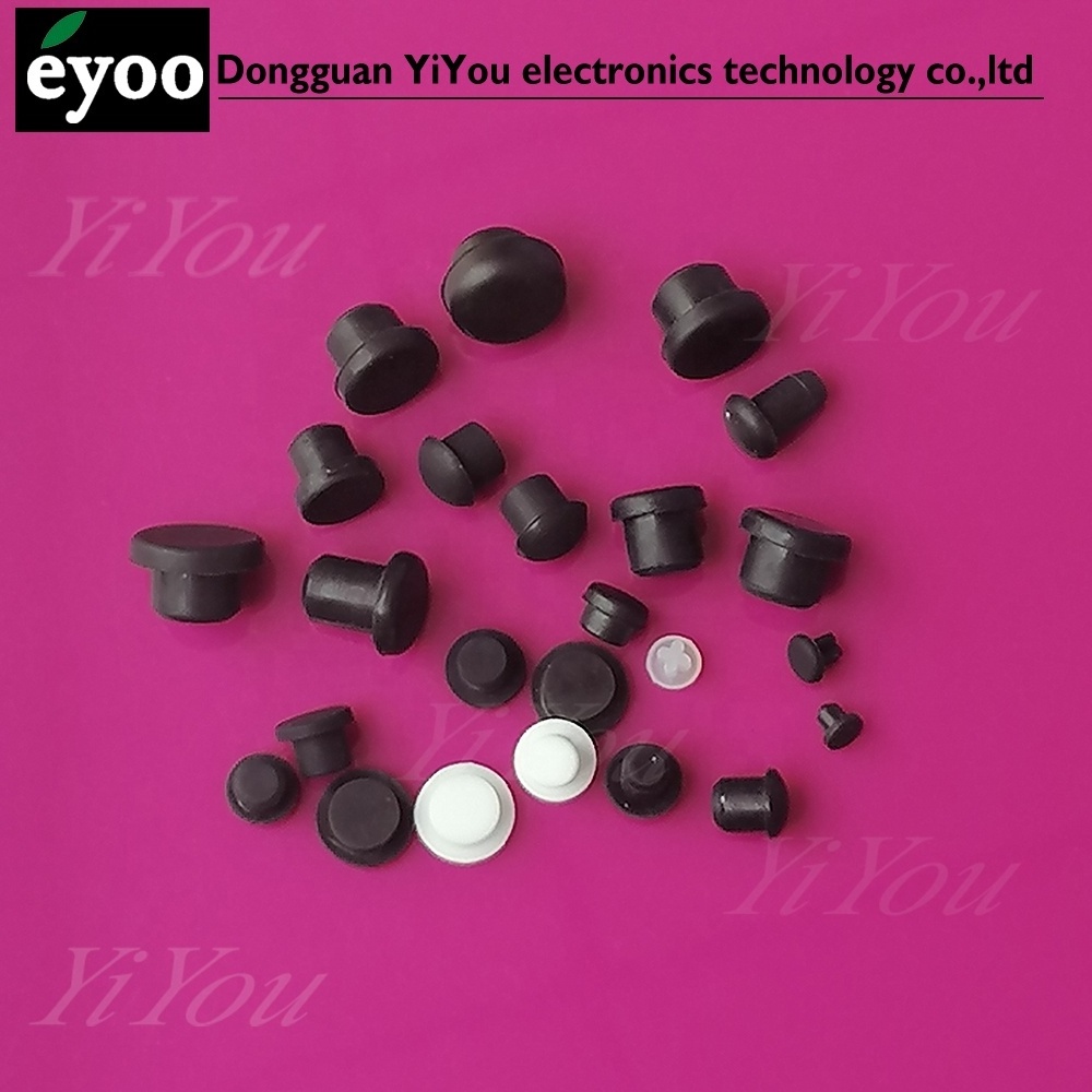 Customizable T type dust plug rubber earphone Hole plug sealing plug